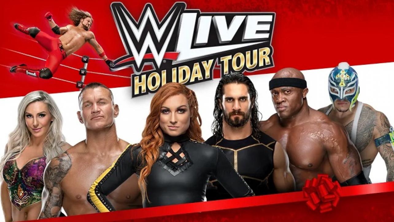 who is on wwe holiday tour