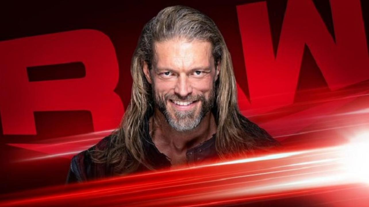 Edge Announced For WWE Monday Night RAW Next Week