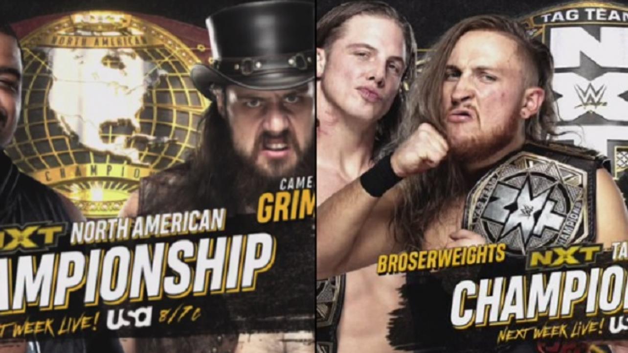 Title Matches & Big Segment For NXT On USA On 3/11