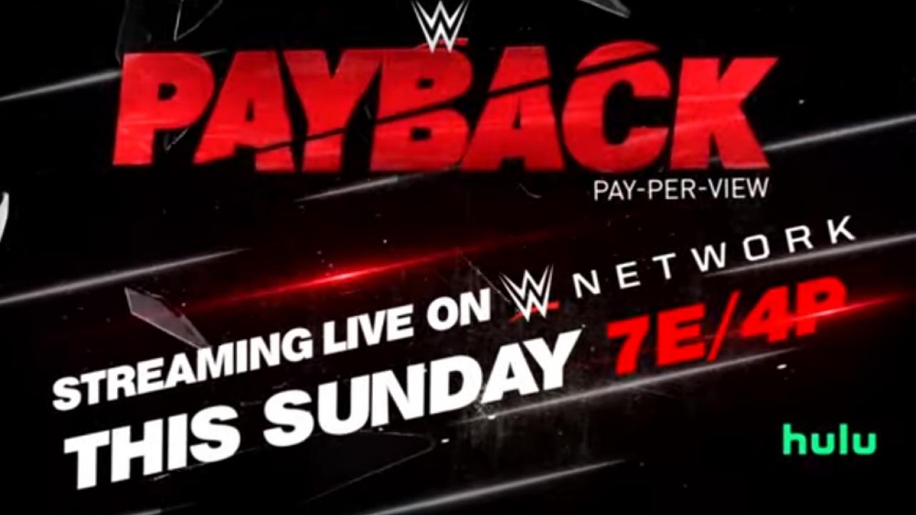 WWE Payback 2020 Updates