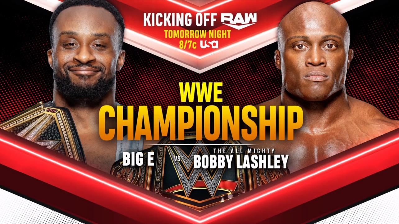 WWE Championship Match Announced For Monday Night Raw