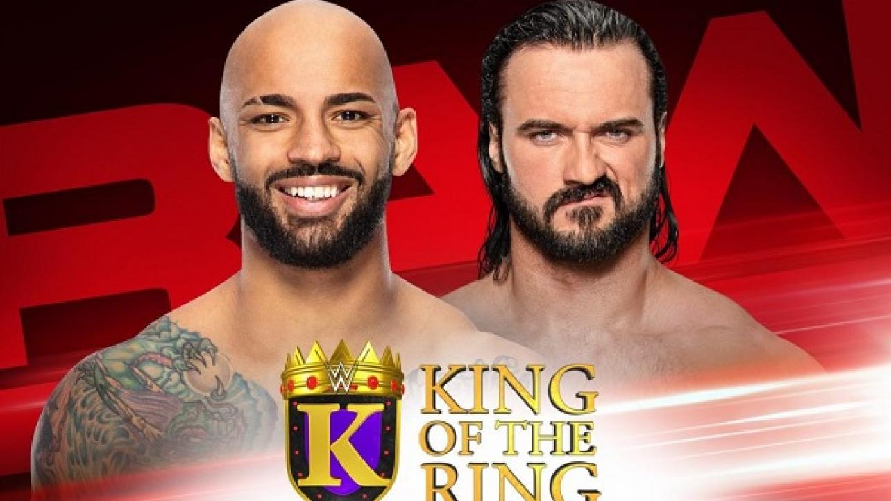 WWE RAW Announcement -- Two KOTR First-Round Matches Confirmed!