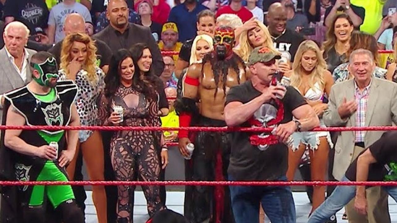 What Happened After WWE RAW Ended (Off-Air Video Footage From 7/22 RAW Reunion)