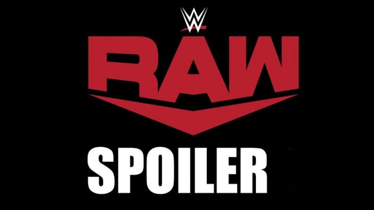 Possible WWE RAW *Spoiler* For Tonight Regarding WrestleMania 36