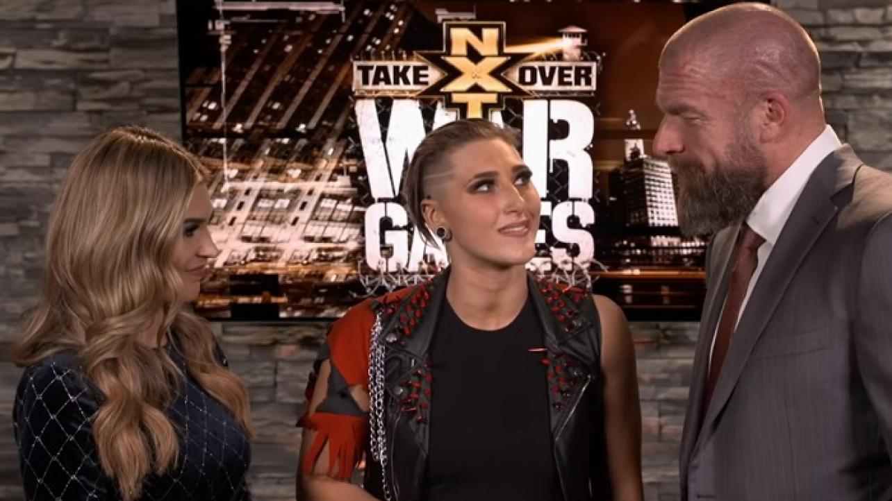 Triple H Post-NXT WarGames Interview Featuring Rhea Ripley's Survivor Series Announcement (Video)