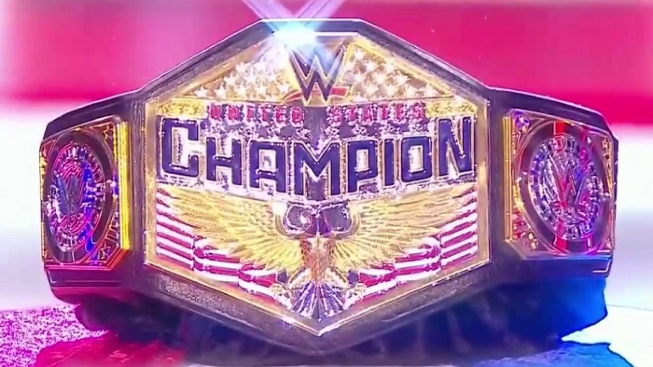 WWE United States Championship Title Re-Design Unveiled