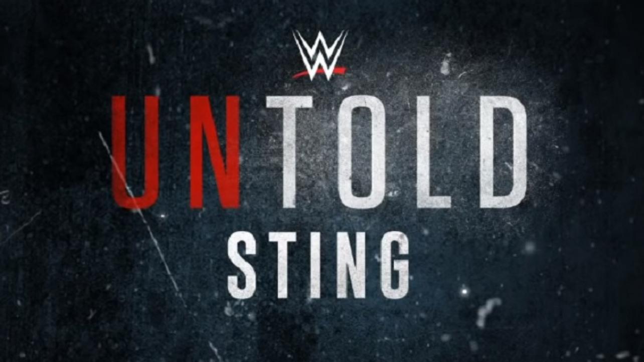 'WWE Untold: Sting's Last Stand' To Premiere On WWE Network This Friday