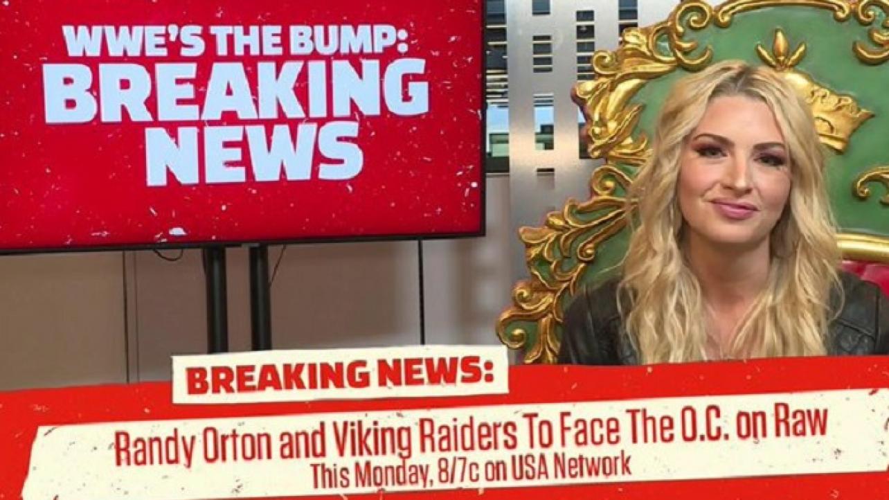 WWE RAW Breaking News Announcement On WWE's The Bump