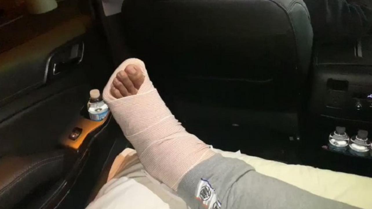 Xavier Woods Sidelined From WWE "For Quite A While," Post-Surgery Photo Of His Achilles Tendon