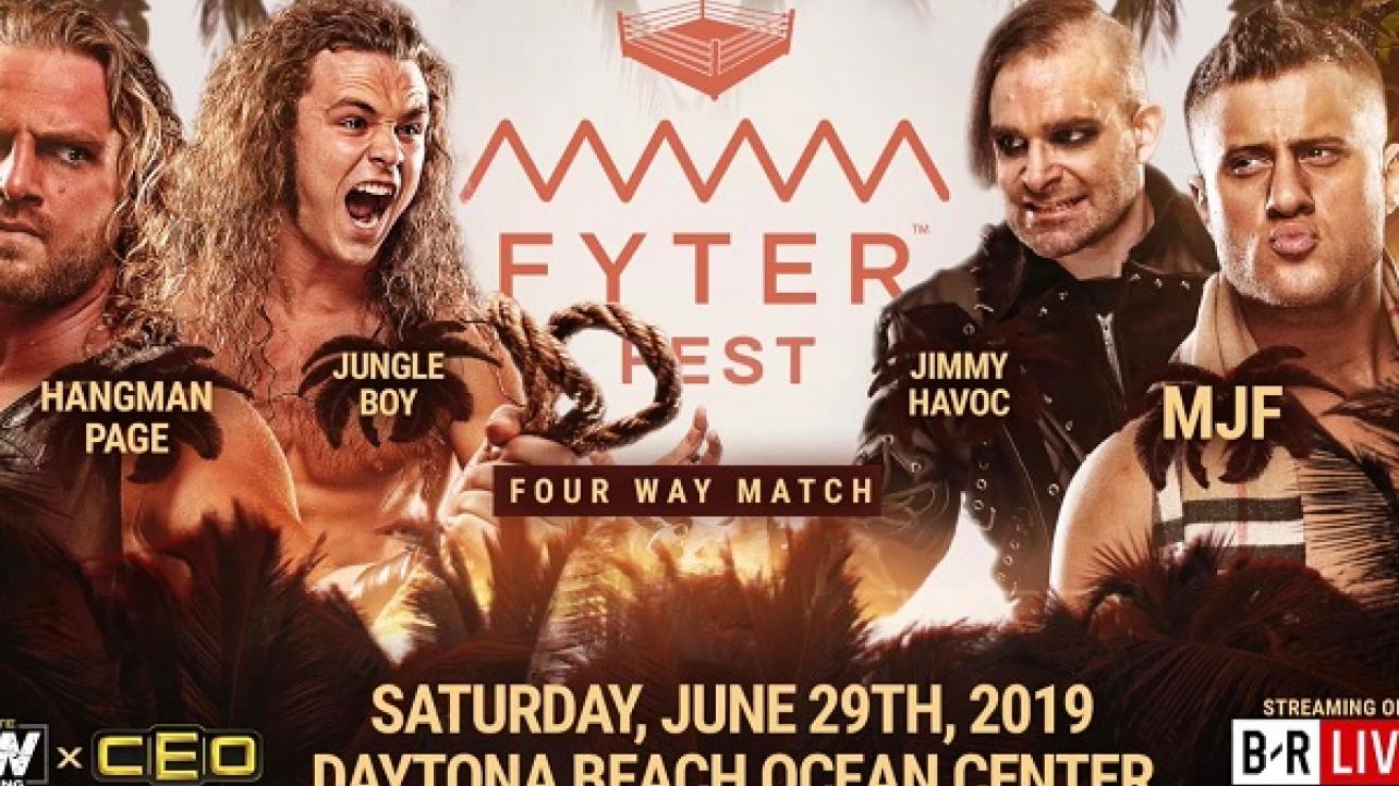 AEW: Fyter Fest 2019 Four-Way Match Announcement