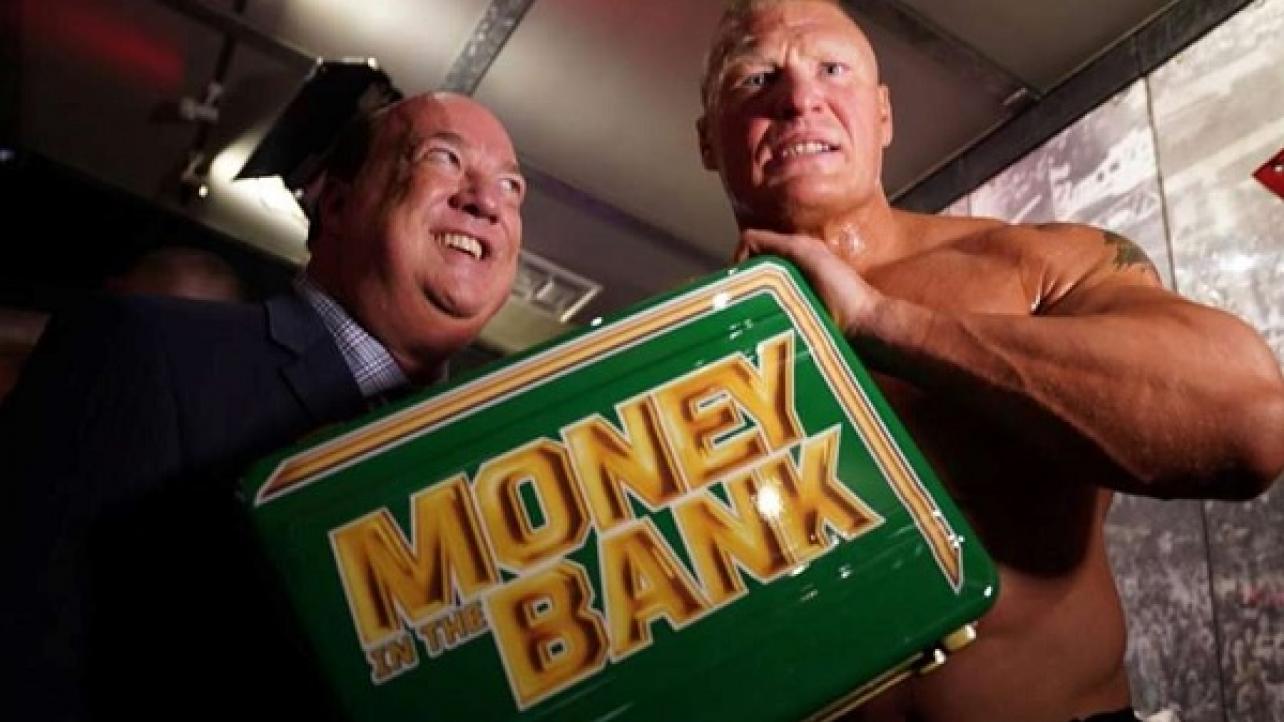 WWE Announces Brock Lesnar To Cash-In Money In The Bank Briefcase On RAW