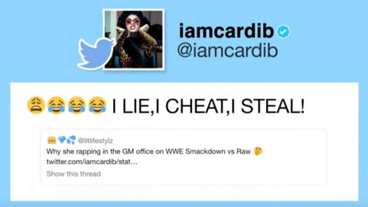 Update On Cardi B./WWE Interaction This Week, Shocking Becky Lynch Facts, Charlotte/NASCAR