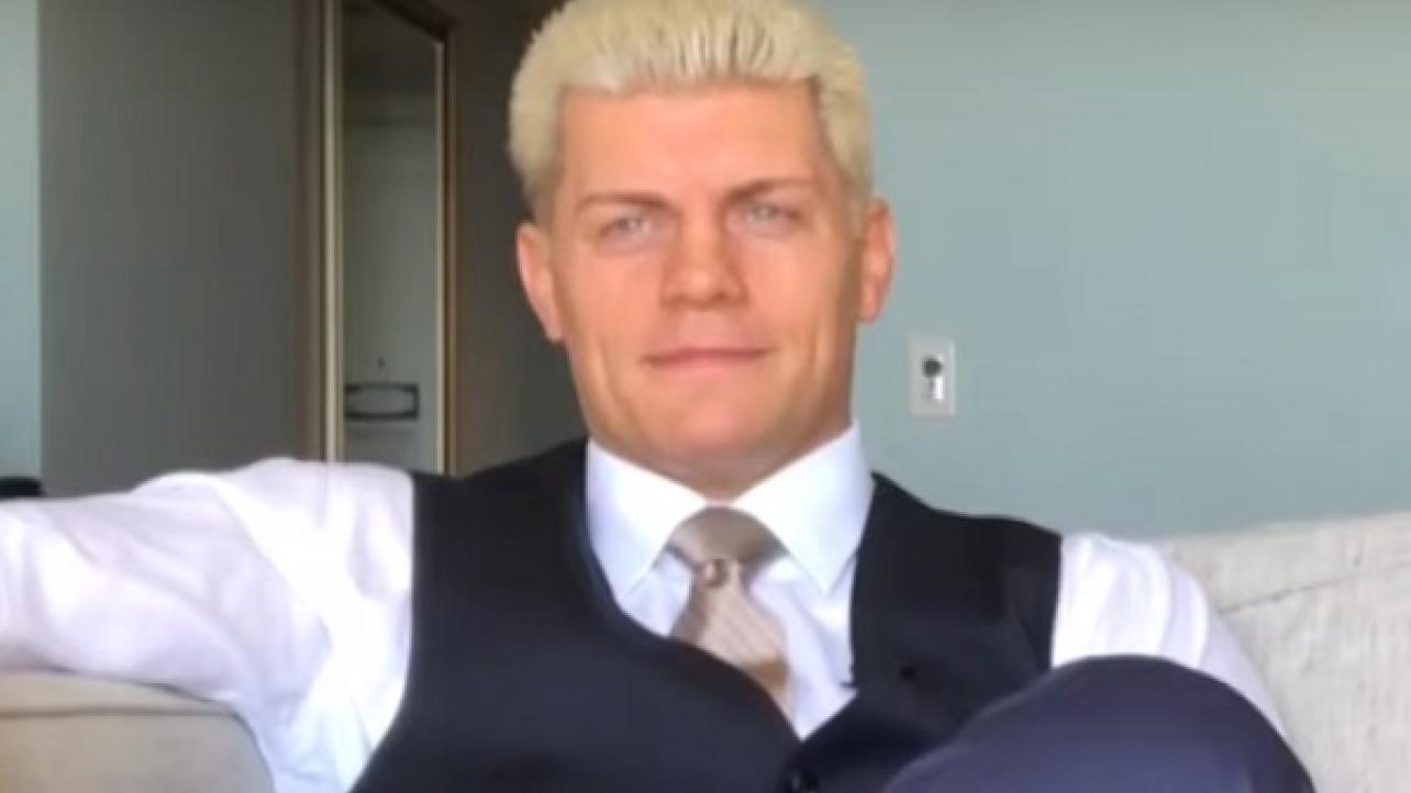 Cody Talks About Texting Non-AEW Wrestlers, AEW On TNT Debut & More