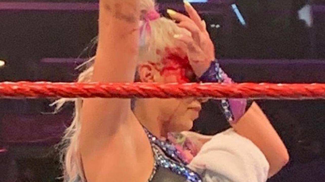 Dana Brooke Suffers Bad Cut During WWE Main Event Match At STAPLES Center (6/18/2019)