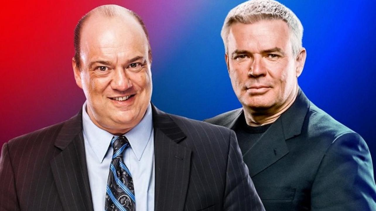 WWE Reports Paul Heyman & Eric Bischoff To Head Up RAW & SmackDown Live Creative Teams