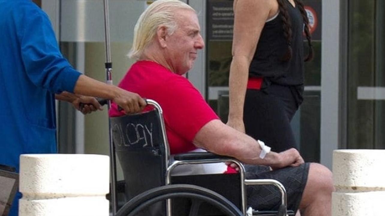 Update: Ric Flair Leaves Hospital In Good Spirits, Photos Of Him In Wheelchair