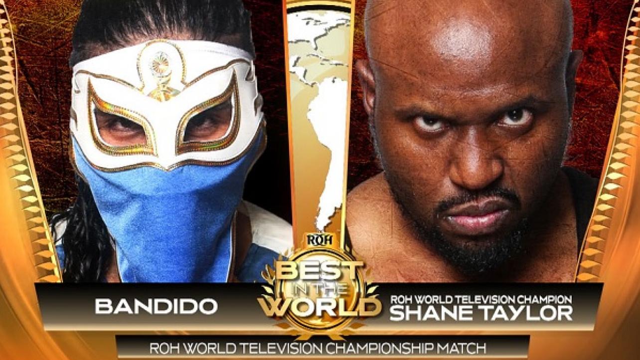 ROH: Best In The World: TV Title Match Announced For 6/28 PPV In Baltimore, MD.