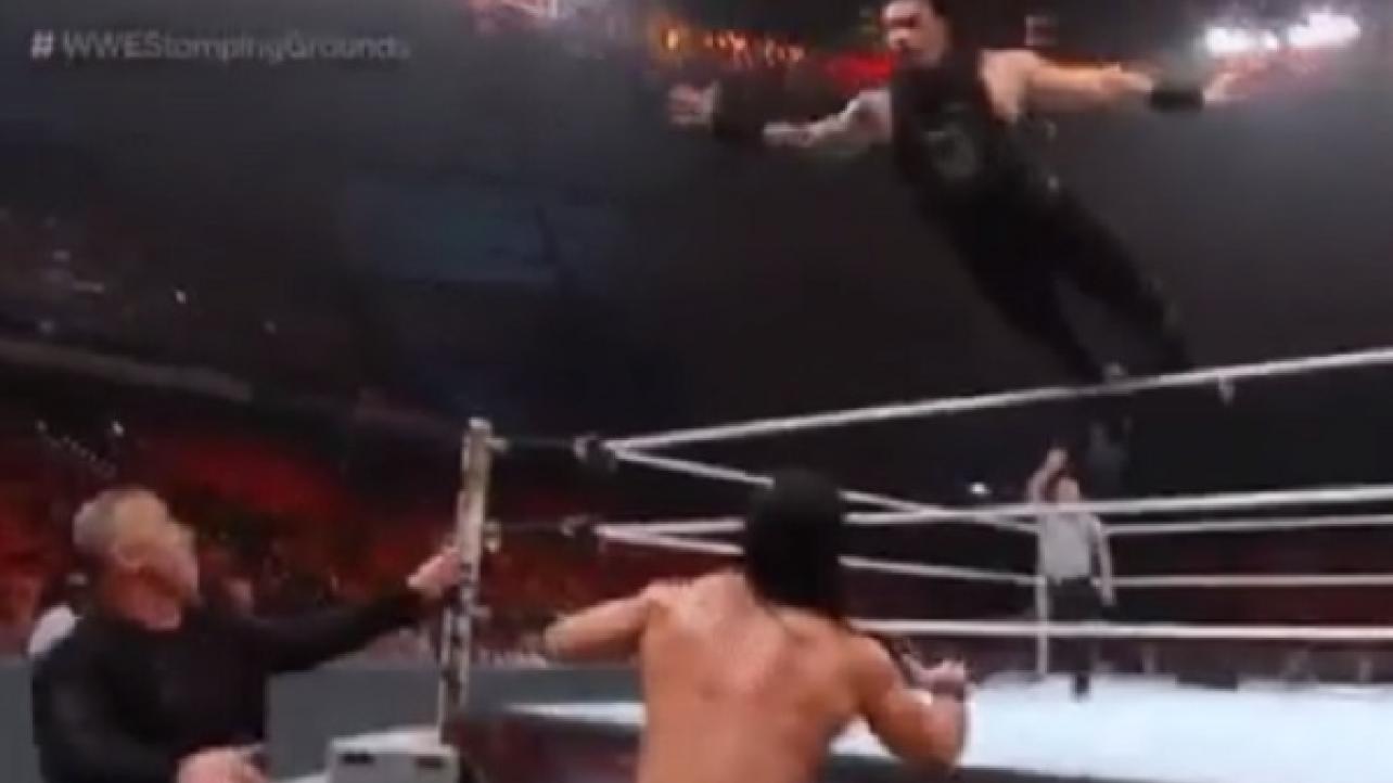 Roman Reigns Jokes About Spot From WWE Stomping Grounds Match, Alexa Bliss' Injury, RAW