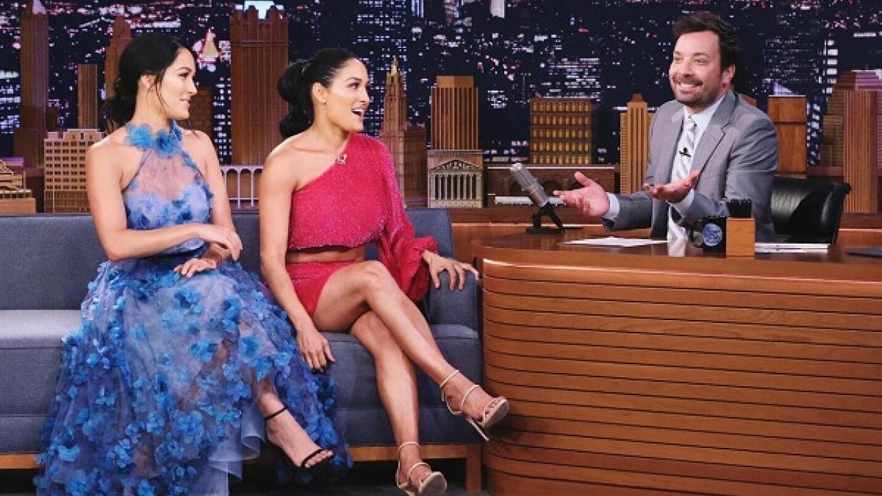 The Bella Twins Appear On 'The Tonight Show' (Video), Nikki Reveals Cyst On Her Brain