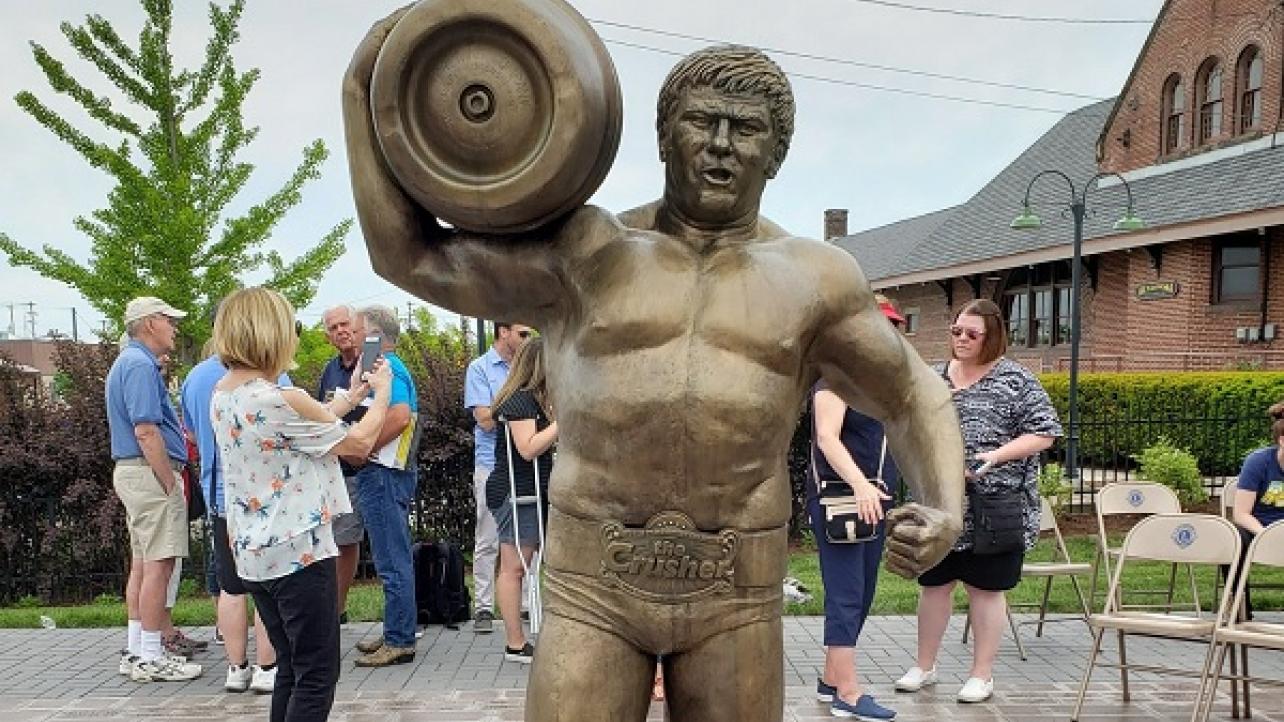 Statue Of The Crusher Unveiled In Milwaukee Last Week (6/10/2019)