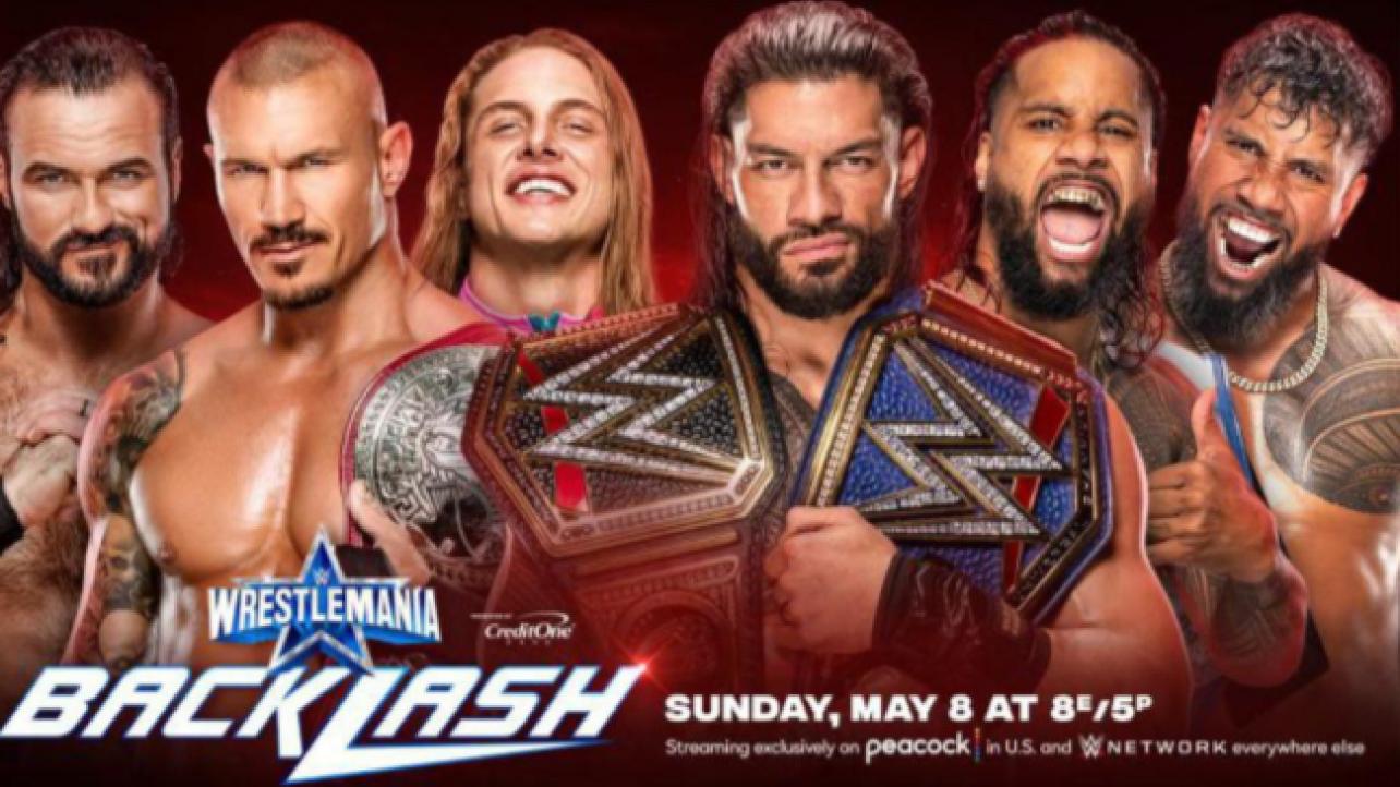 WWE WrestleMania Backlash 2022 Results From Providence, RI.