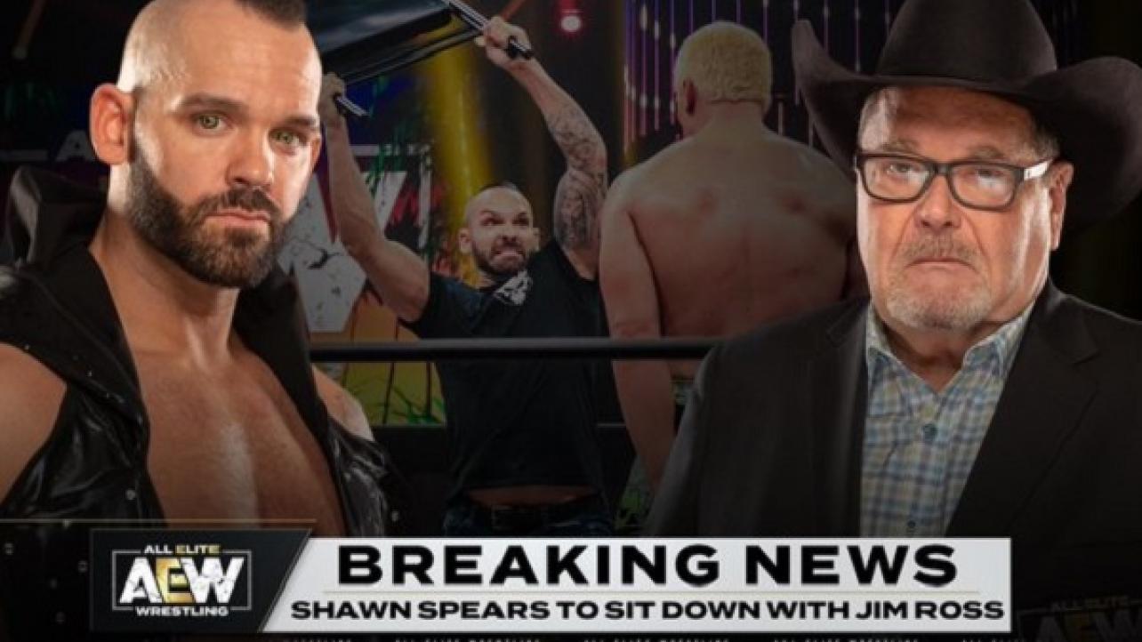 Shawn Spears & Jim Ross Sit-Down Interview Announced For 'The Road to AEW All Out' (7/7/2019)