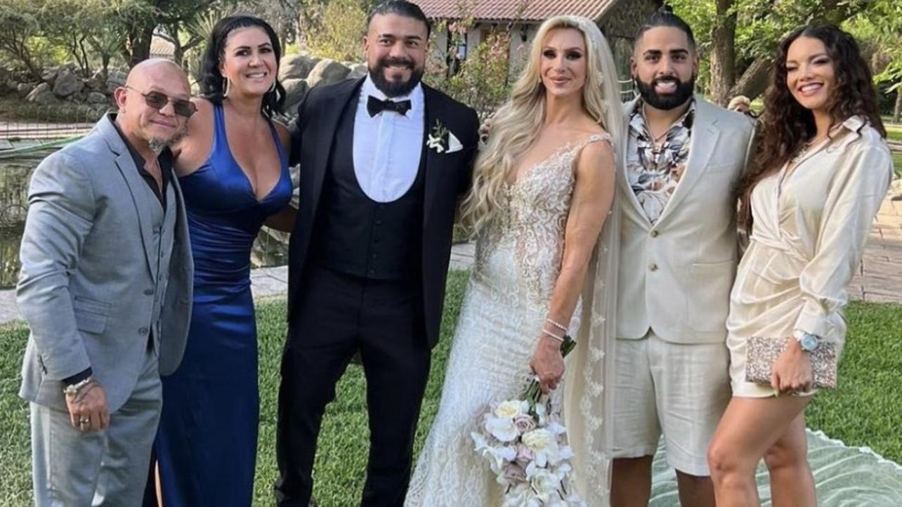 WWE's Charlotte Flair & AEW's Andrade Get Married