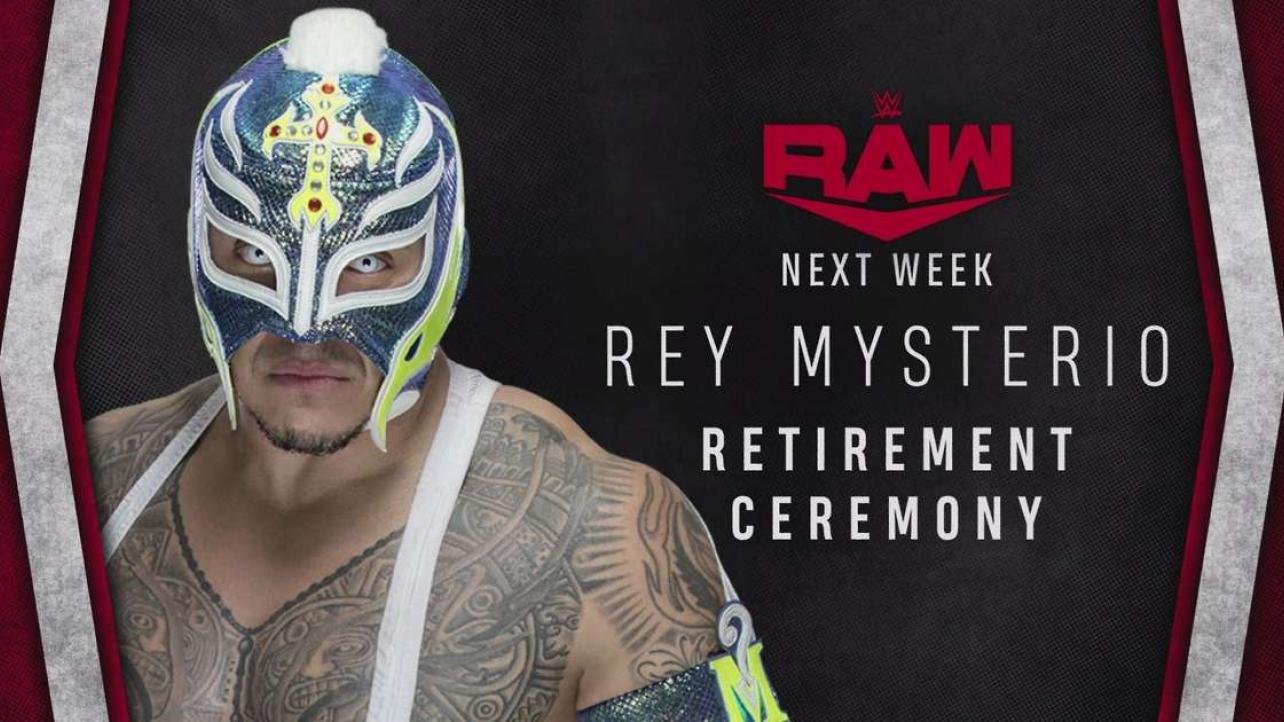 Rey Mysterio Retirement Ceremony, Rollins vs. Black Set for WWE Monday Night Raw