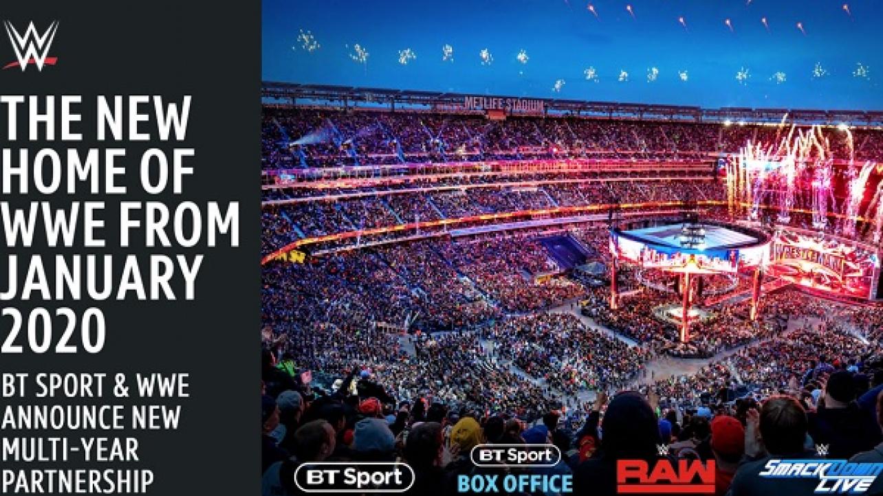 WWE & BT Sport Announce Multi-Year Television Partnership