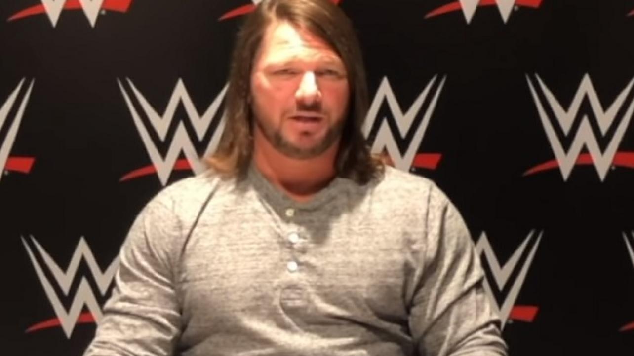 A.J. Styles Media Scrum Highlights From 2019 WWE European Tour