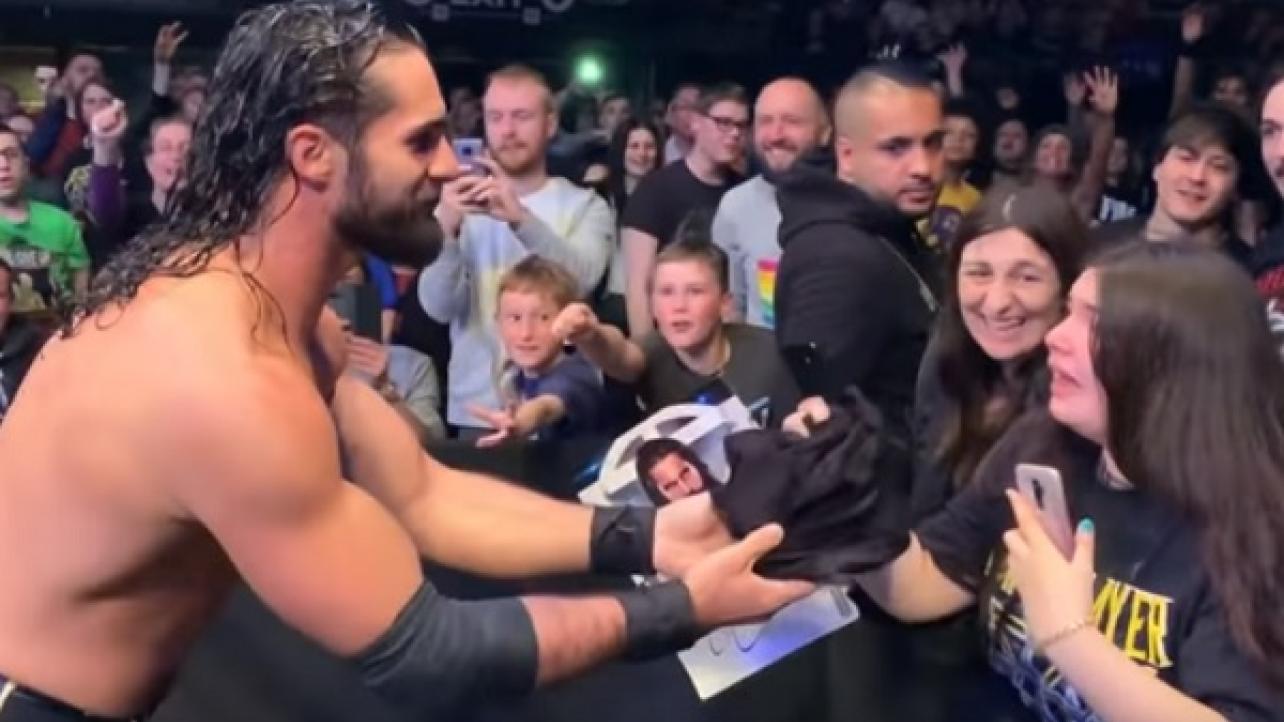 Seth Rollins Makes A Female Fans' Day At WWE Brussels Event In Belgium (May 2019)