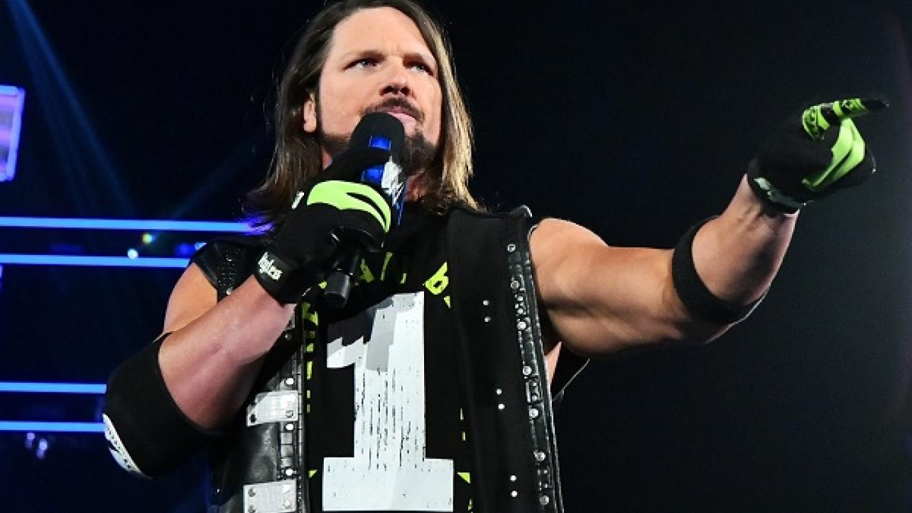 Report: A.J. Styles Re-Signs With WWE