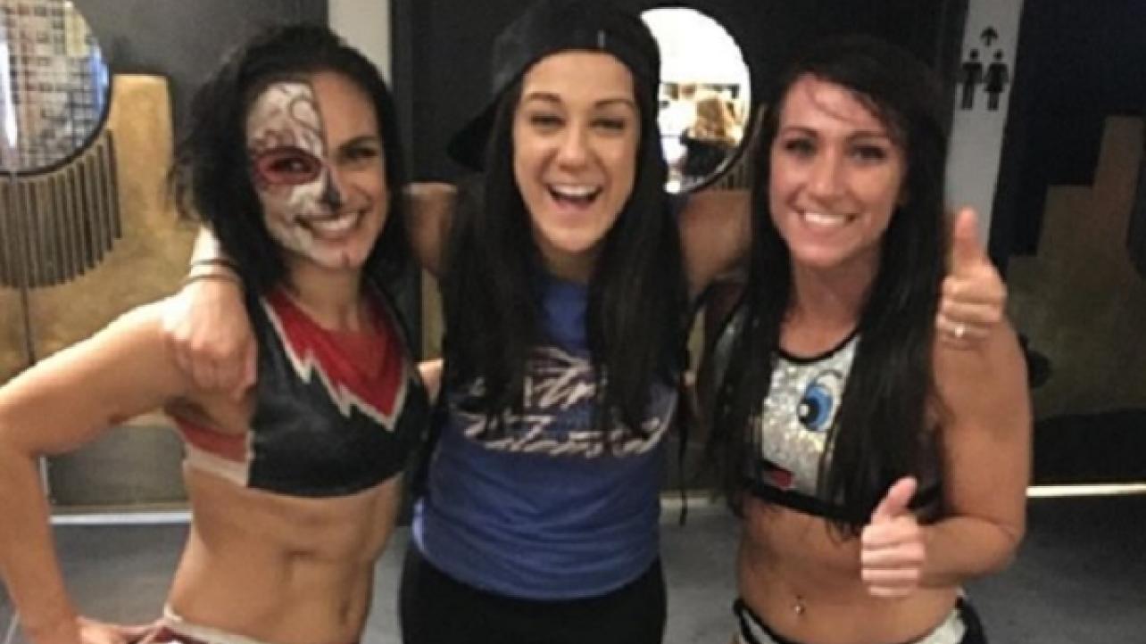 Bayley Attends Indy Show