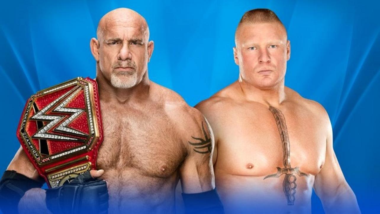 Bill Goldberg vs. Brock Lesnar at WrestleMania 33 TONIGHT!