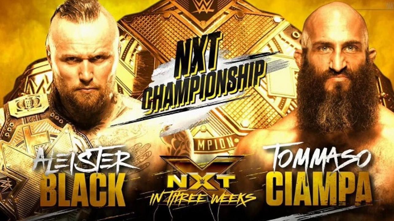 Aleister Black vs. Tommaso Ciampa NXT Championship Match Set For Later This Month