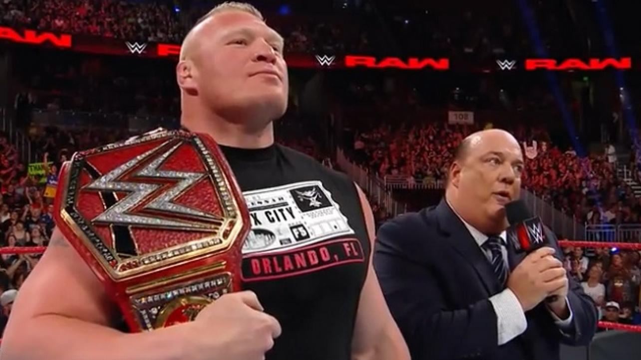 Brock Lesnar announced for additional RAW dates