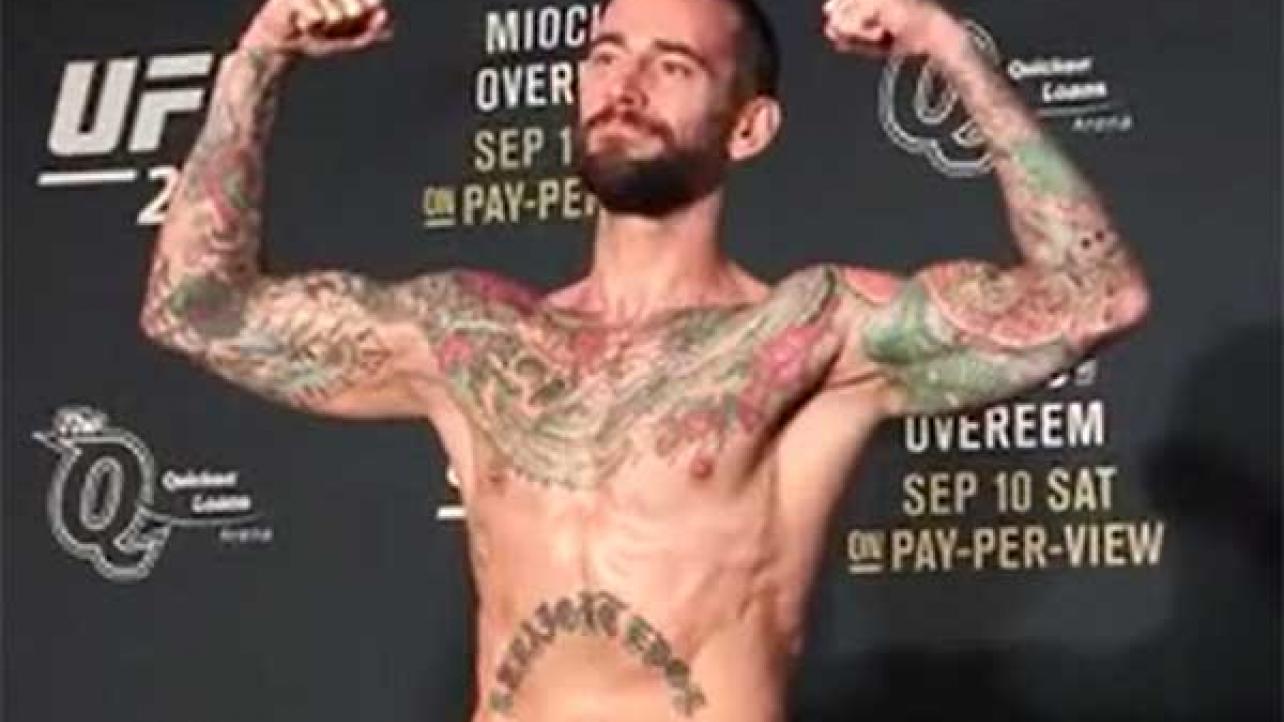 Video: UFC 203 Weigh-In Results For Show Featuring CM Punk's Debut