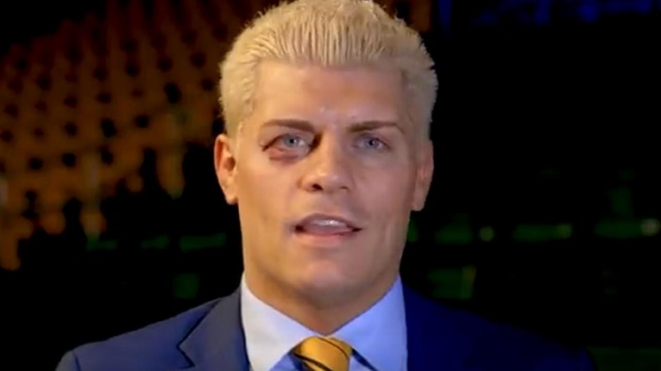 Cody Rhodes Says He Has No Intentions Of WWE Return