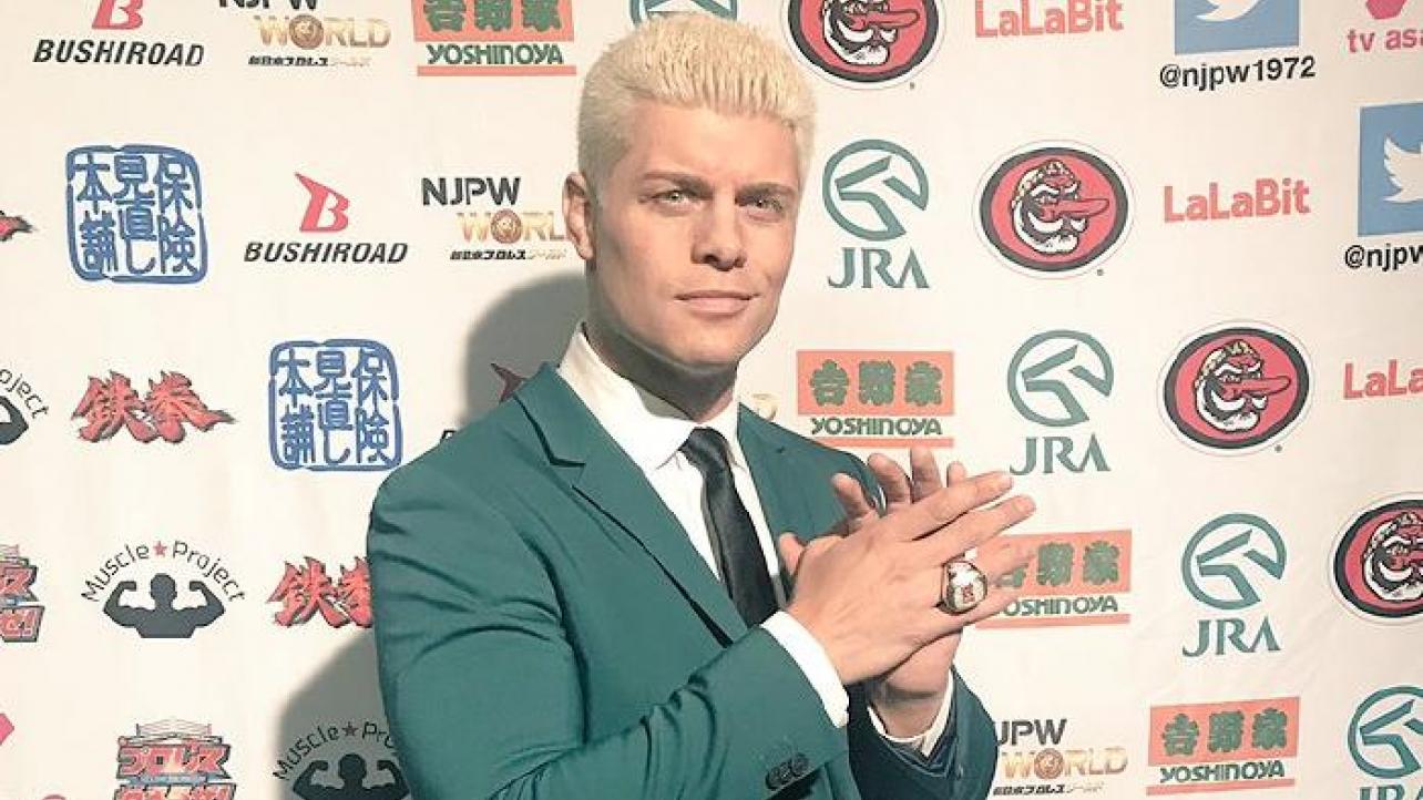 Cody Rhodes Reveals His Pick For Best Wrestling Match Ever