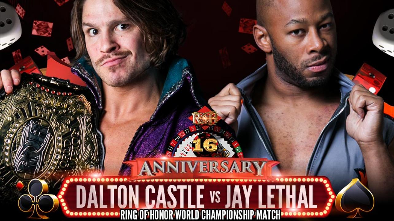 ROH Announces Title Match For 16th Anniversary