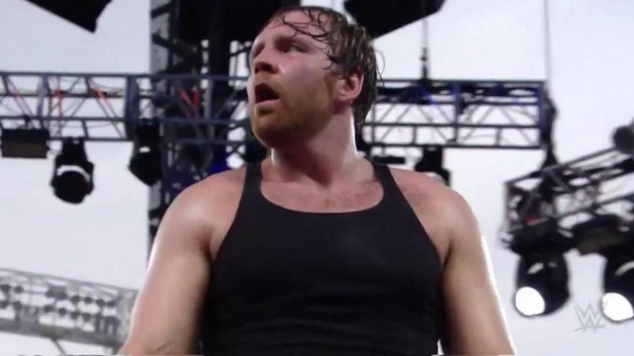 Dean Ambrose retains the I-C title at the WrestleMania 33 Kickoff Show