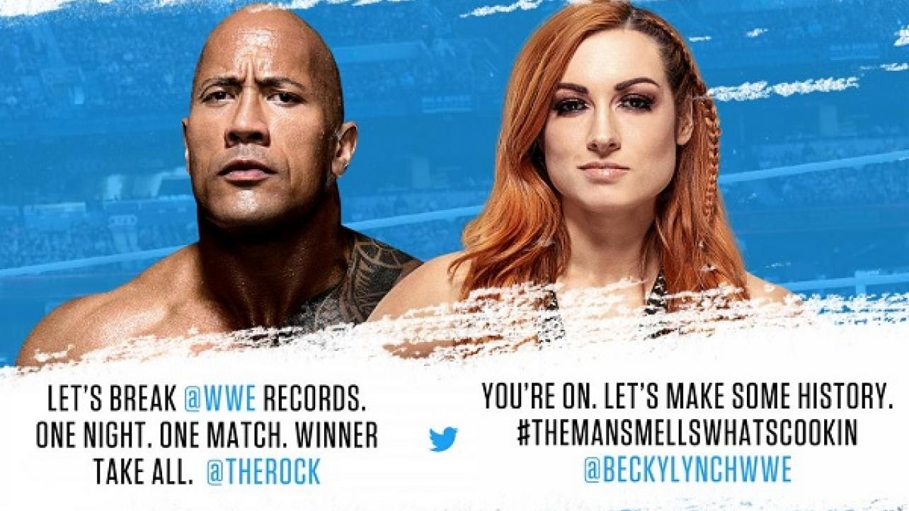 The Rock & Becky Lynch Tease Dream Match On Twitter