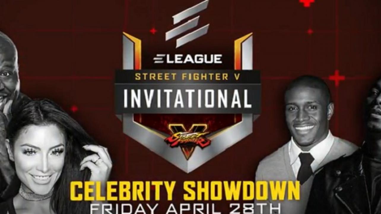 Eva Marie on ELEAGUE Street Fighter V Celebrity Showdown Tonight!