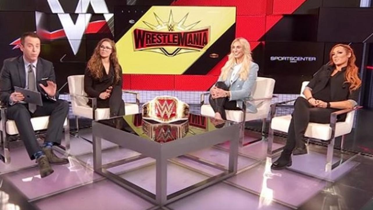 WrestleMania 35 Headliners Appear On ESPN SportsCenter (3/26/2019)