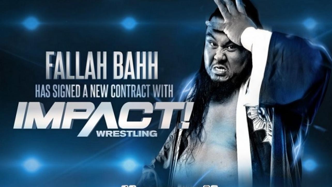 Fallah Bahh Inks New Impact Wrestling Deal
