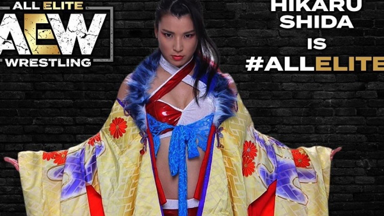 Hikaru Shida Signs With All Elite Wrestling (AEW)