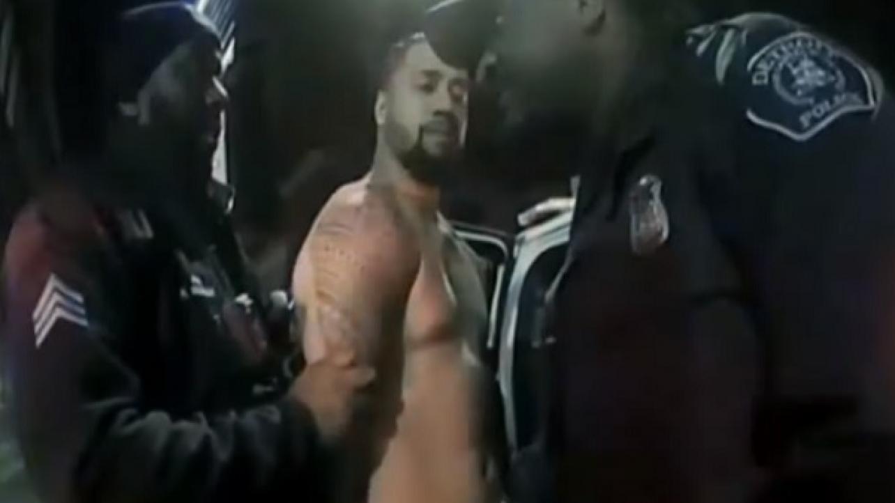 Police Body Cam Video Shows Incident That Led To Jimmy Uso's Arrest (Video)