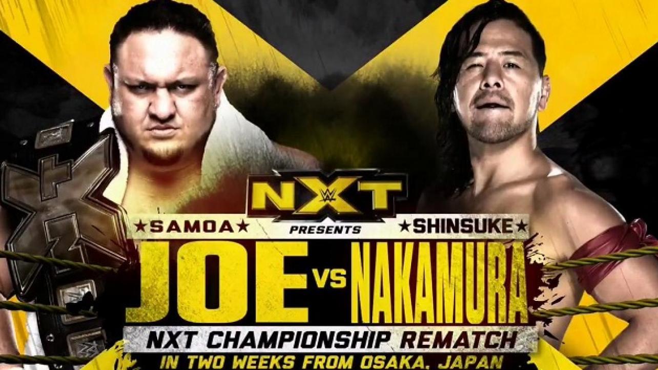 Samoa Joe vs. Shinsuke Nakamura 3 at NXT Osaka