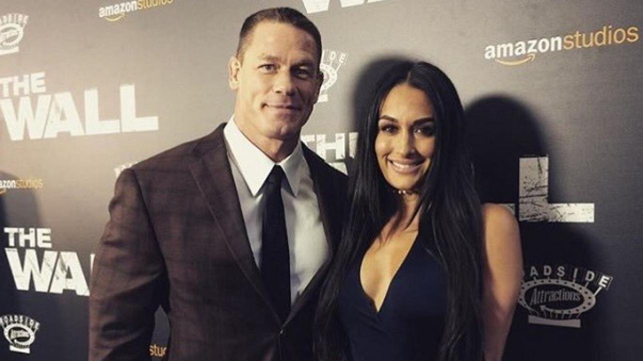 Photos: John Cena & Nikki Bella On Red Carpet At "The Wall" NYC Premiere