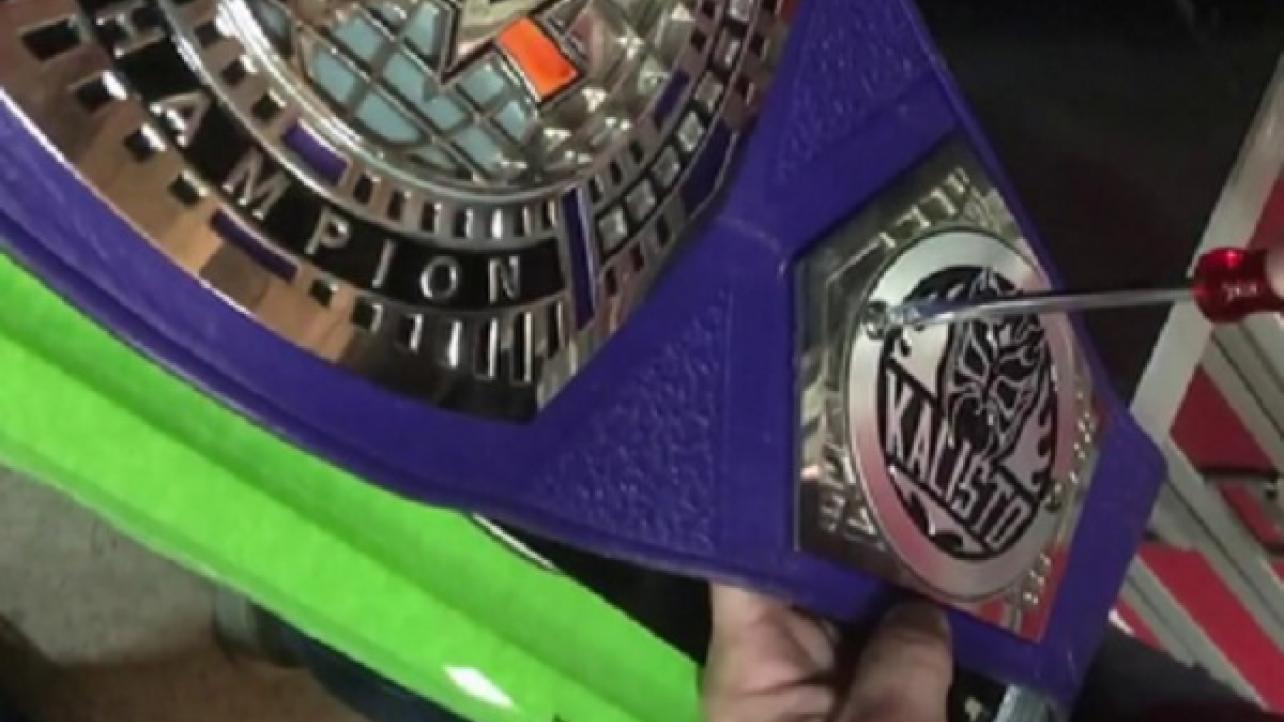 Kalisto's Title Belt Gets Another Facelift (Video), Cena/Kevin Federline, Adam Cole